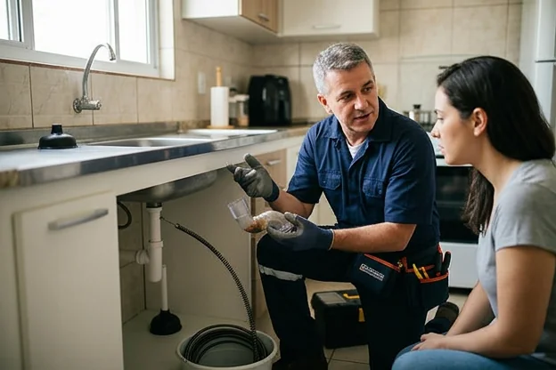 Especialista dando dicas de prevenção de entupimentos em Itumbiara.